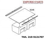 Ράφι γυάλινο συντήρησης ψυγείου SIEMENS, PITSOS, NEFF Ράφι γυάλινο συντήρησης ψυγείου SIEMENS, PITSOS, NEFF, 00664697